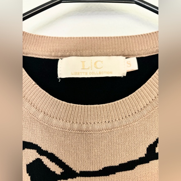 Lizette collection LC cat print sweater size small - Picture 6 of 9